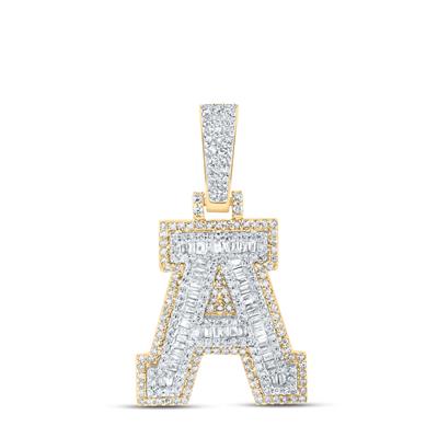 Diamond Baguette A Initial Letter Nicoles Dream Collection