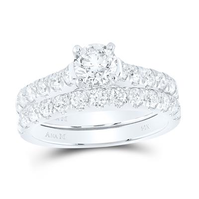 Women's Diamond Bridal Wedding Ring Set (Certified)