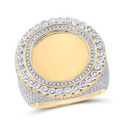 Men's Diamond Memory Circle Ring