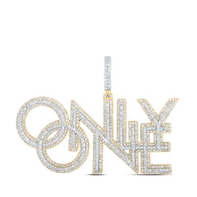 Diamond Round Only One Charm Pendant