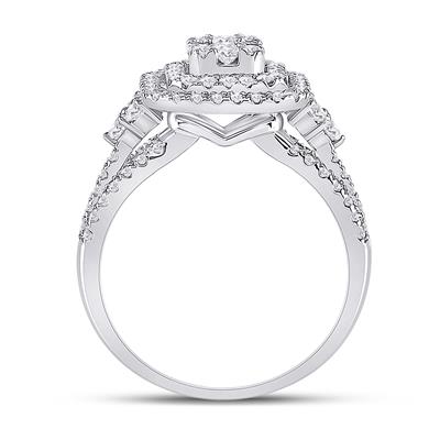 Women's Diamond Baguette Cluster Ring