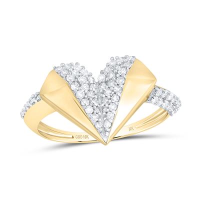 Women's Diamond Gift Heart Ring