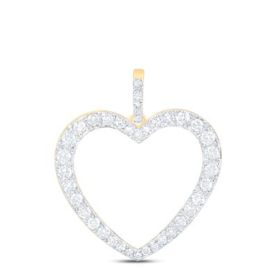 Women's Diamond Heart Fashion Pendant 1/2 cttw