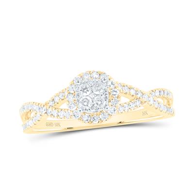 Women's Diamond Round Cluster Ring 2