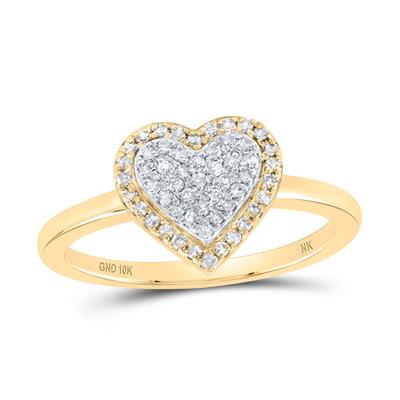 Women's Diamond Round Heart Nicoles Dream Collection Ring