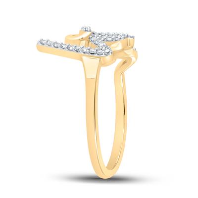Women's Diamond Round Love Fashion Ring