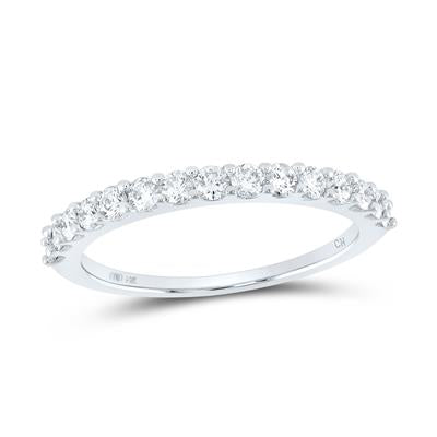 Women's Diamond Round Wedding Anniversary Band