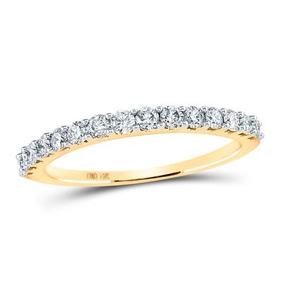 Women's Diamond Round Wedding Anniversary Band