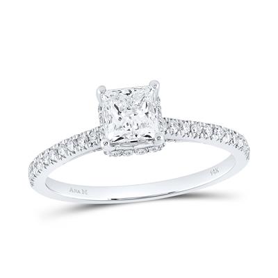 Women's Diamond Solitaire Bridal Engagement Ring (Certified)